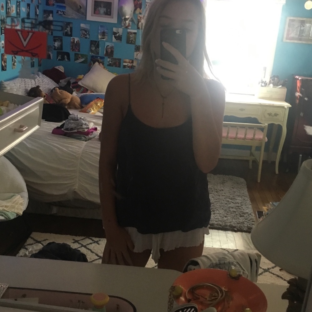 super cute dark blue tank